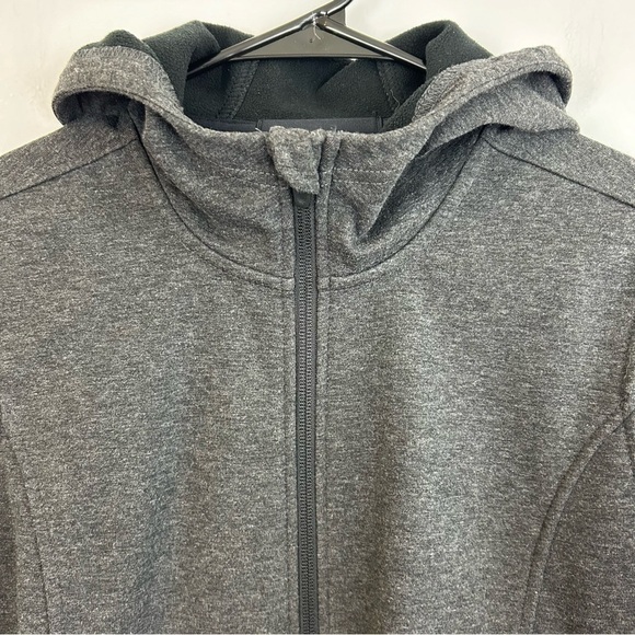 Lands End SoftShell Hooded Grey Jacket Size XS - Picture 8 of 12